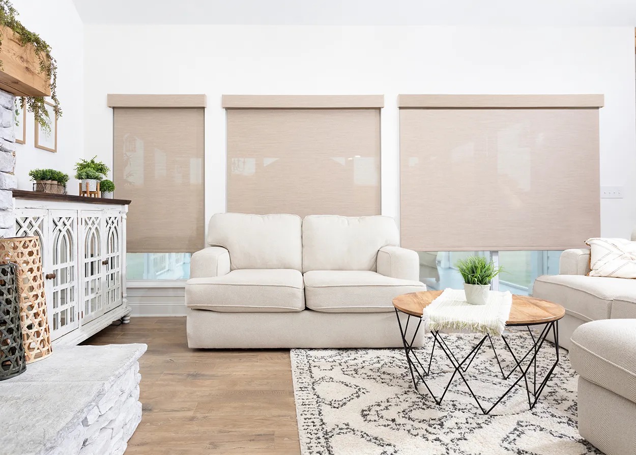 Beige, Tan, and Natural Roller Shades: The Warm Neutral Comeback