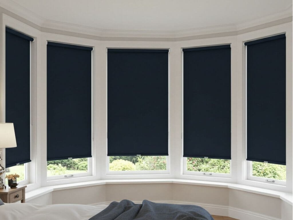 Best Roller Shades for a Bay Window: Three-Panel Coordination Guide