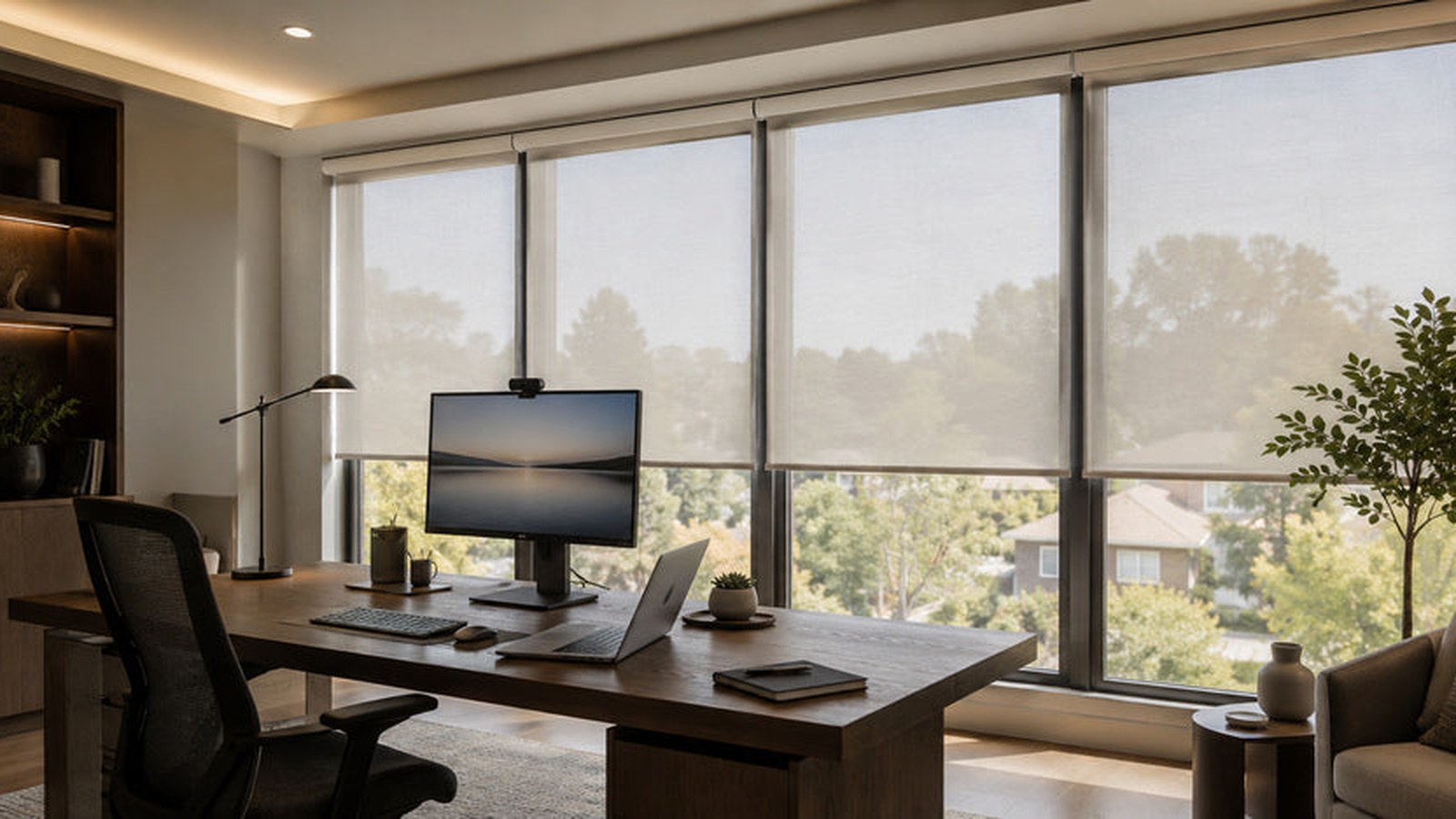 Best Roller Shades for Home Offices: Glare Control for Video Calls and Focus Work