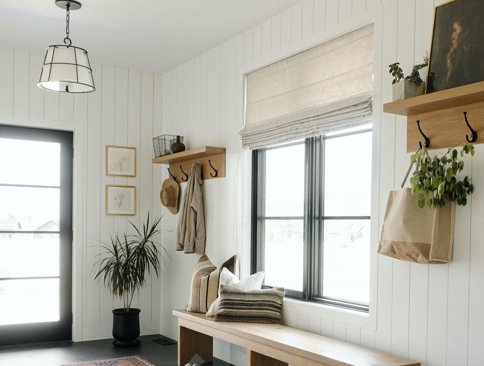 Best Roller Shades for a Mudroom: Durability and Easy Cleaning