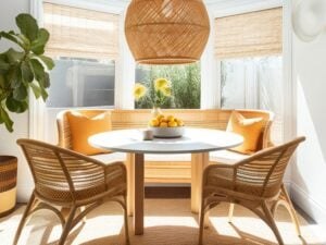 Breakfast Nook Roller Shades: Morning Glare Without a Dark Room