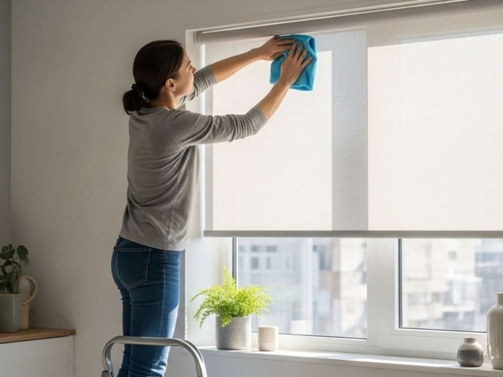 How to Clean Roller Shades Safely: Fabric-by-Fabric Guide