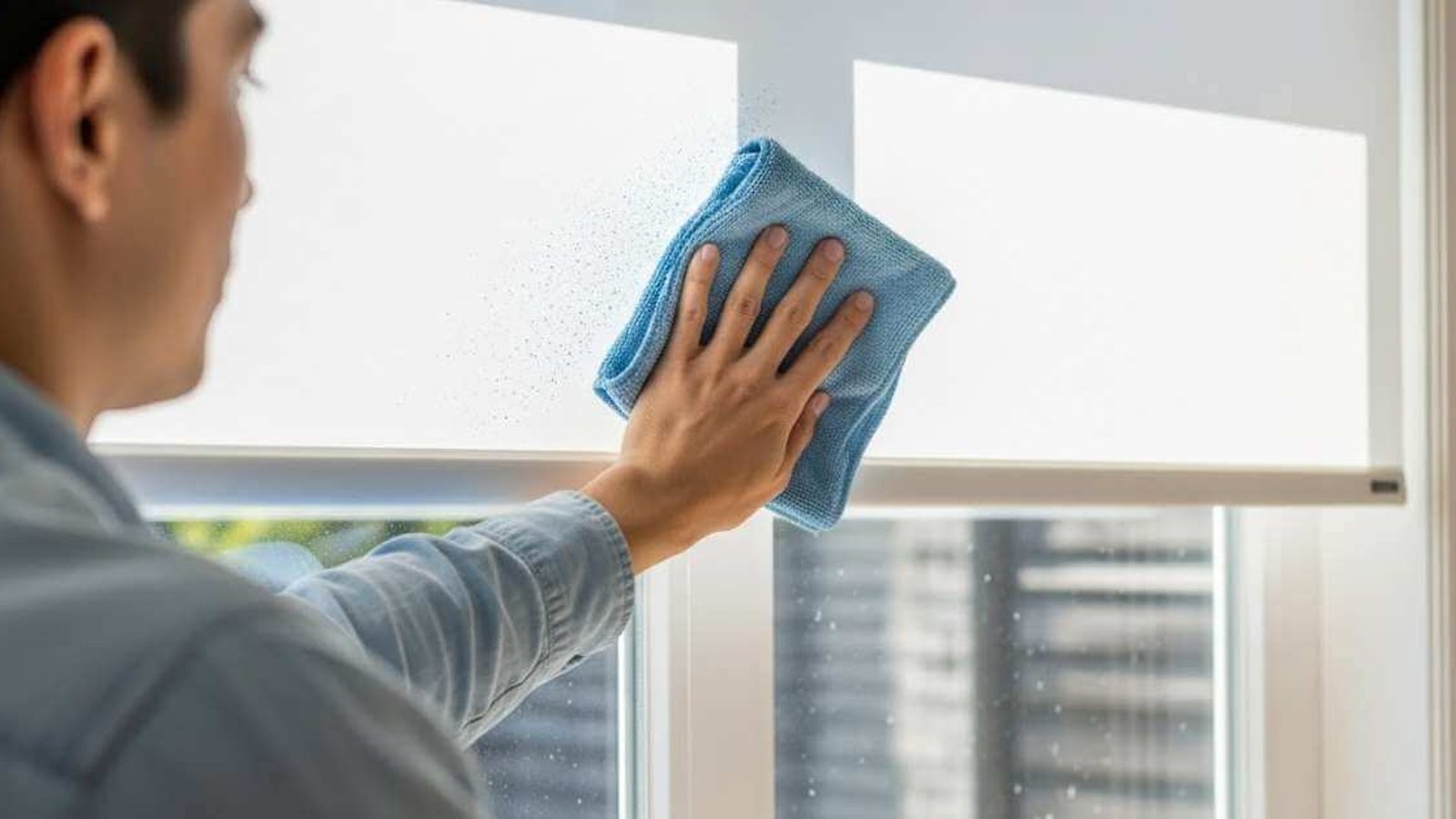 How to Clean Solar Screen Roller Shades: Removing Dust, Grease, and Sun Fade