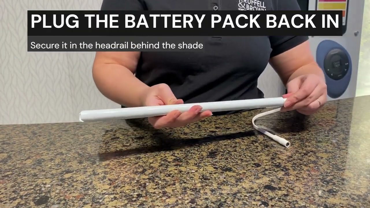 How to Replace a Motorized Shade Battery and Reset Its Limits