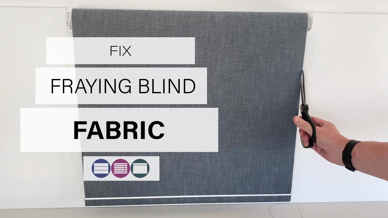 Fraying Roller Shade Fabric Edges: Prevention, Repair, and Replacement