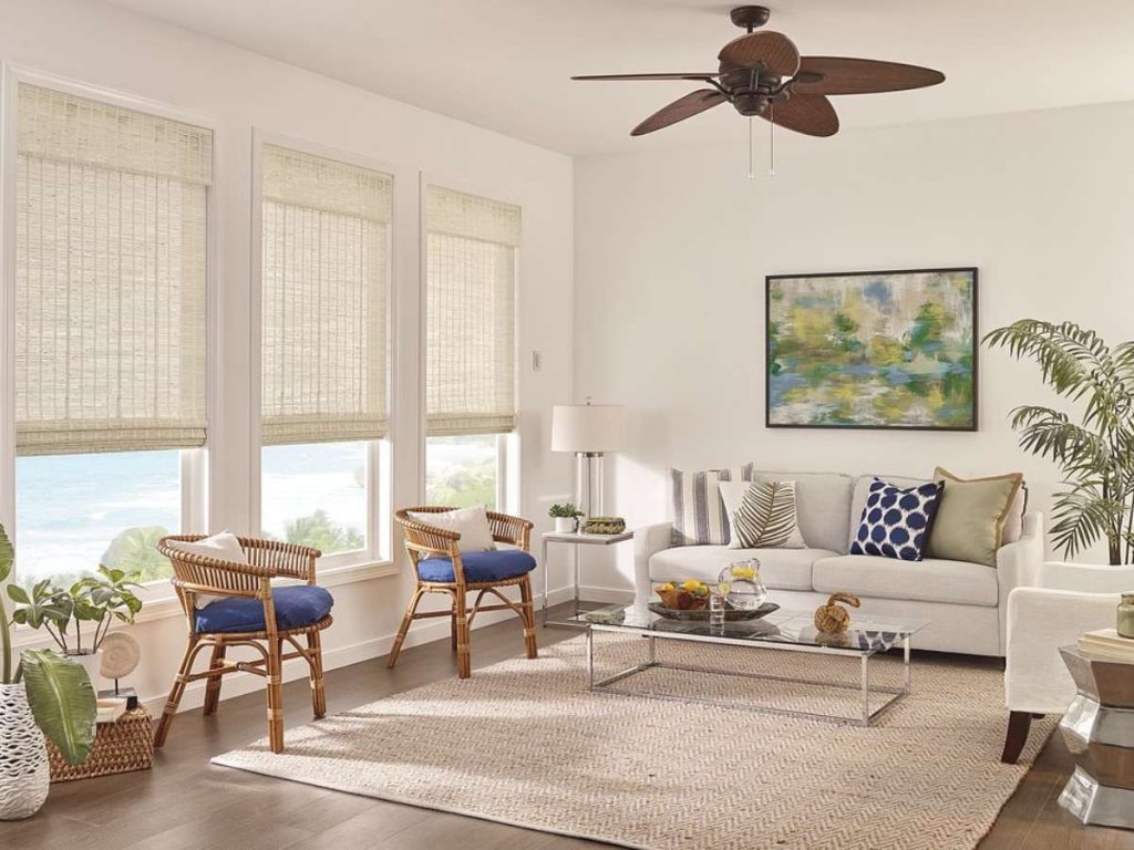Roller Shades for Boho and Eclectic Interiors: Textures and Layers