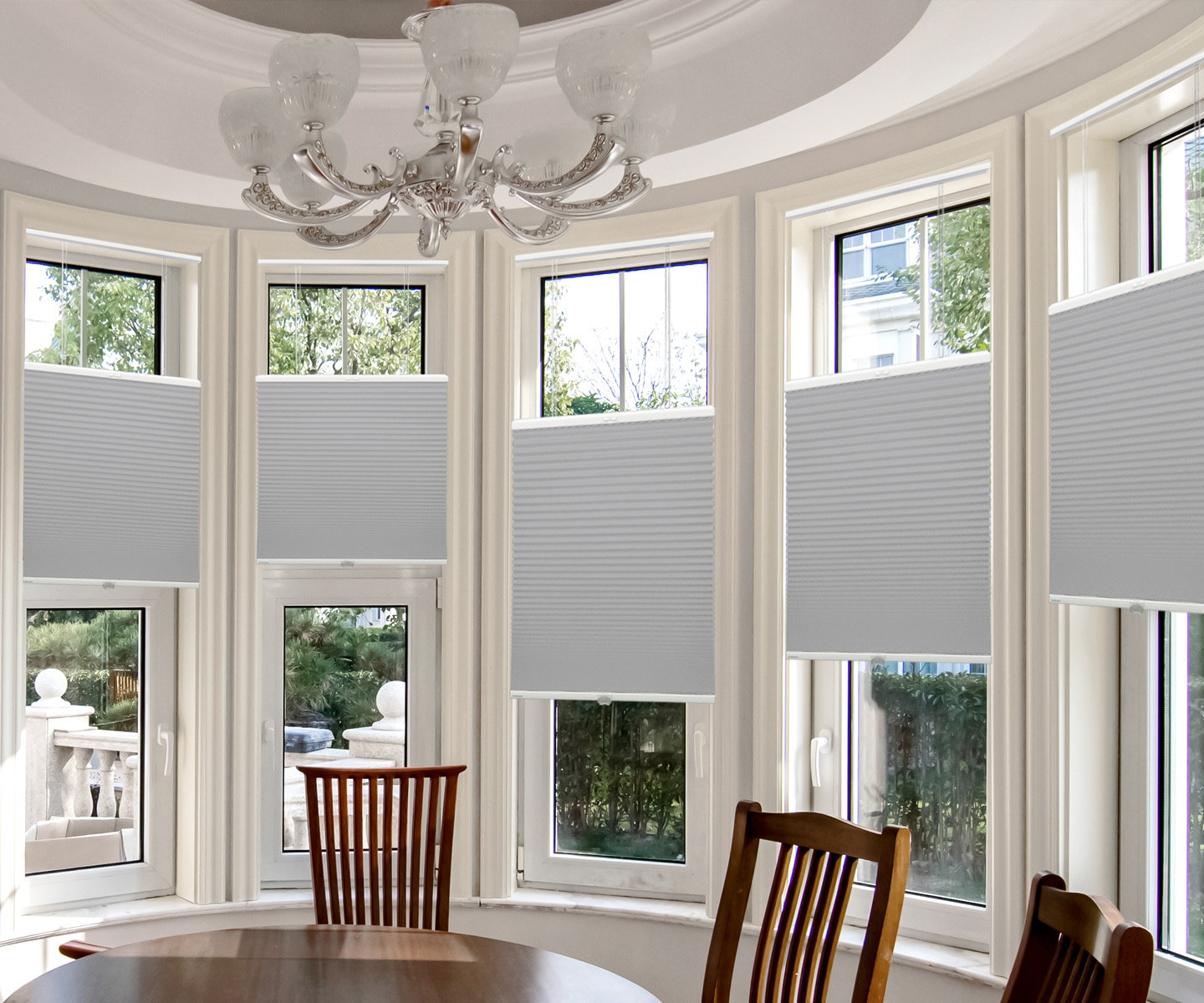 Roller Shades for Bow Windows: Multi-Panel Design Guide