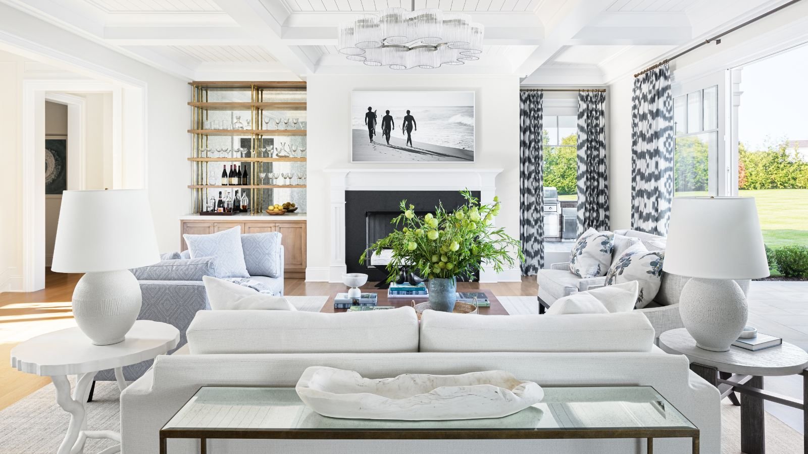 Roller Shades for Coastal and Hamptons Style: Whites, Blues, and Linen