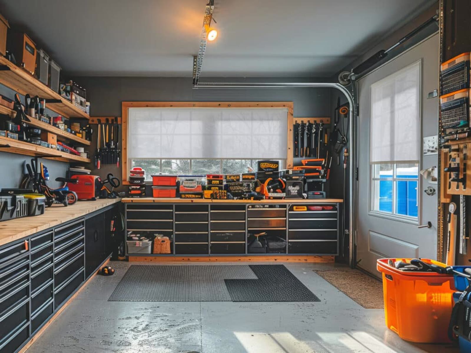Roller Shades for Garage Workshops: Heat, Dust, and Privacy