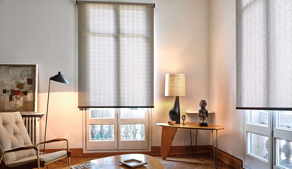 Roller Shades for Narrow French Door Glass Panels