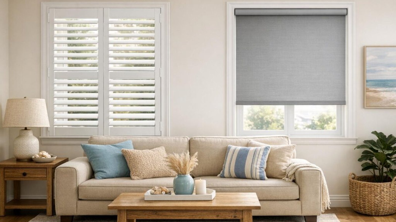Roller Shades vs Plantation Shutters: Cost, Look, and Maintenance
