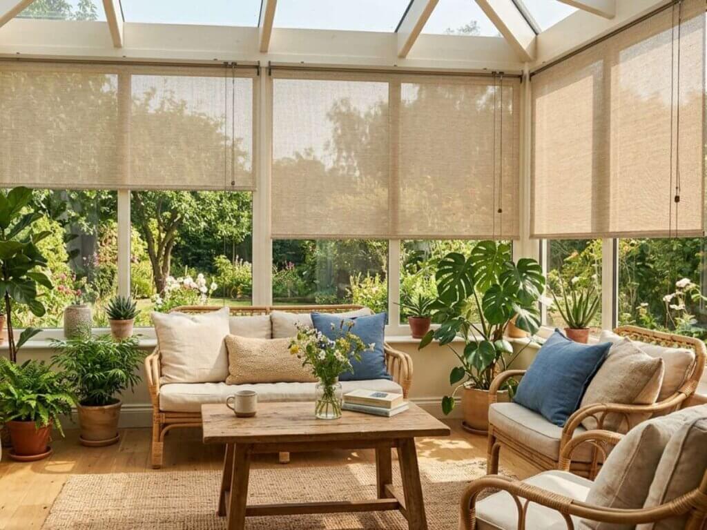 Sunroom Roller Shades for Heat and Glare: A Practical Selection Guide
