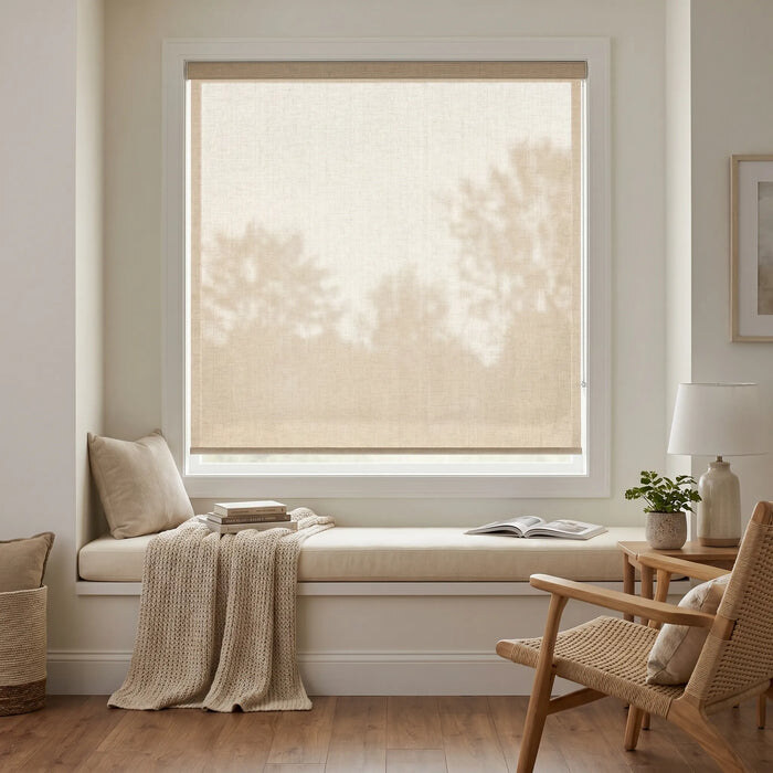 Traditional Roller Shades: Coordinating Classic Trim, Color, and Privacy