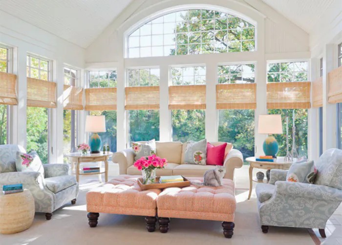 Transom Window Roller Shades: Privacy and Light Control for High Glass